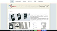 Desktop Screenshot of elektroormari-ivankovic.com