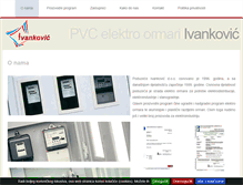 Tablet Screenshot of elektroormari-ivankovic.com